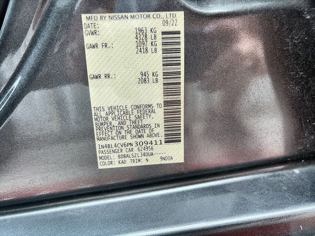 2023 Nissan Altima 2.5 SR