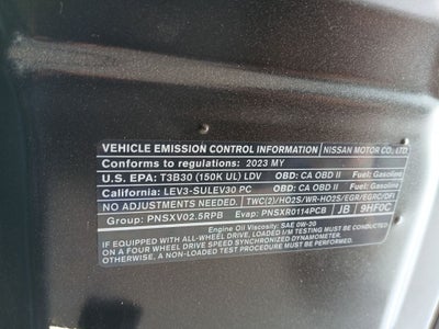 2023 Nissan Altima 2.5 SV