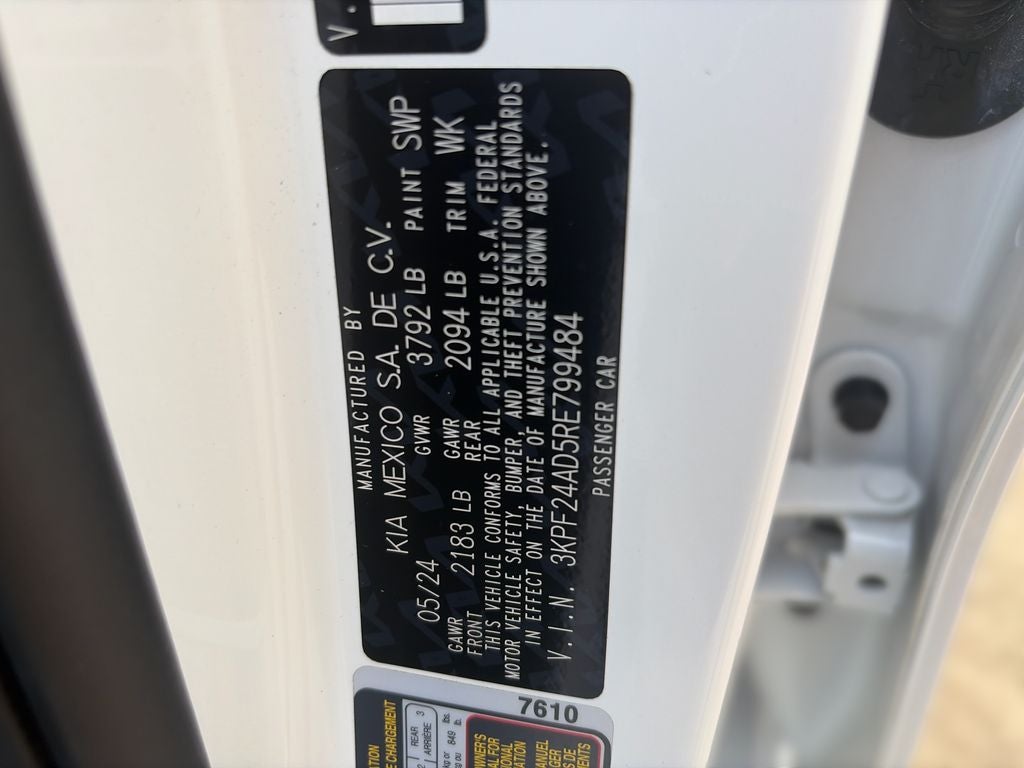 2024 Kia Forte LXS