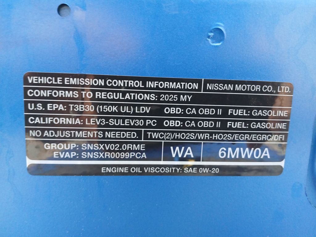 2025 Nissan Sentra SR