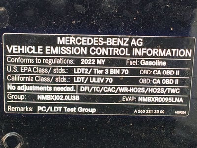 2022 Mercedes-Benz GLA GLA 250 4MATIC®