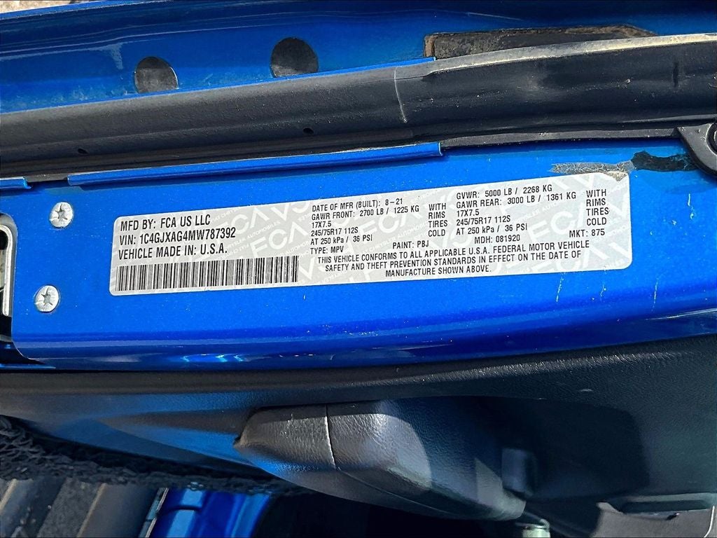 2021 Jeep Wrangler Sport