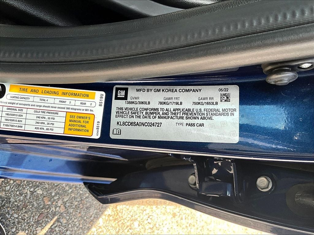 2022 Chevrolet Spark 1LT