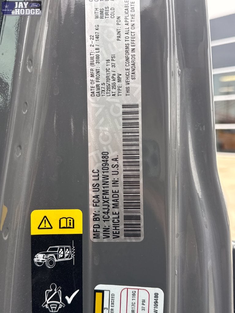 2022 Jeep Wrangler Unlimited Rubicon