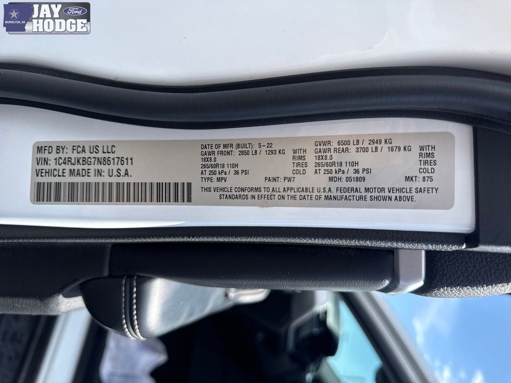 2022 Jeep Grand Cherokee L Limited