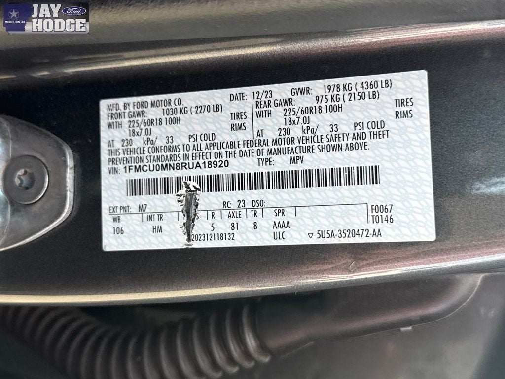 2024 Ford Escape ST-Line