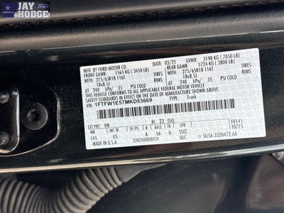 2021 Ford F-150 XLT