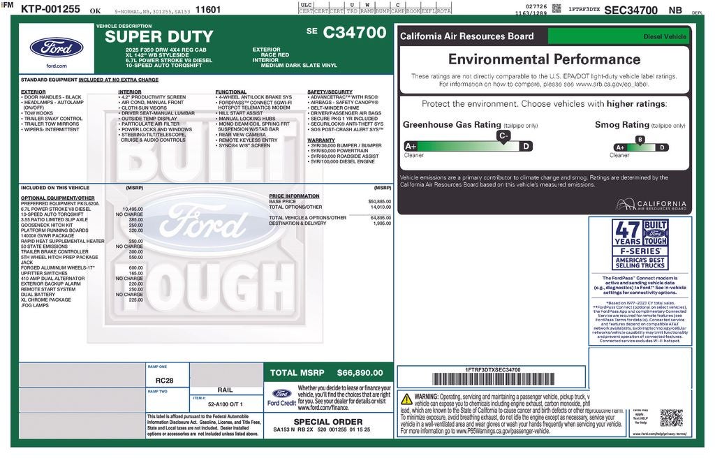2025 Ford F-350SD XL DRW