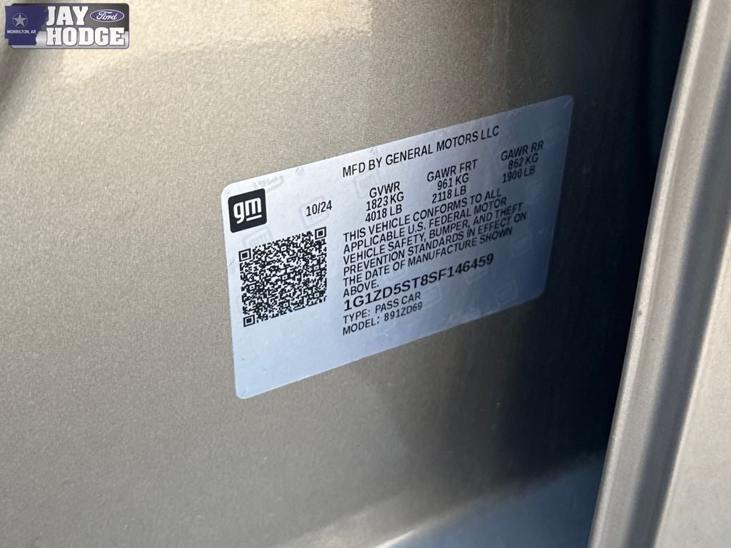 2025 Chevrolet Malibu LT 1LT