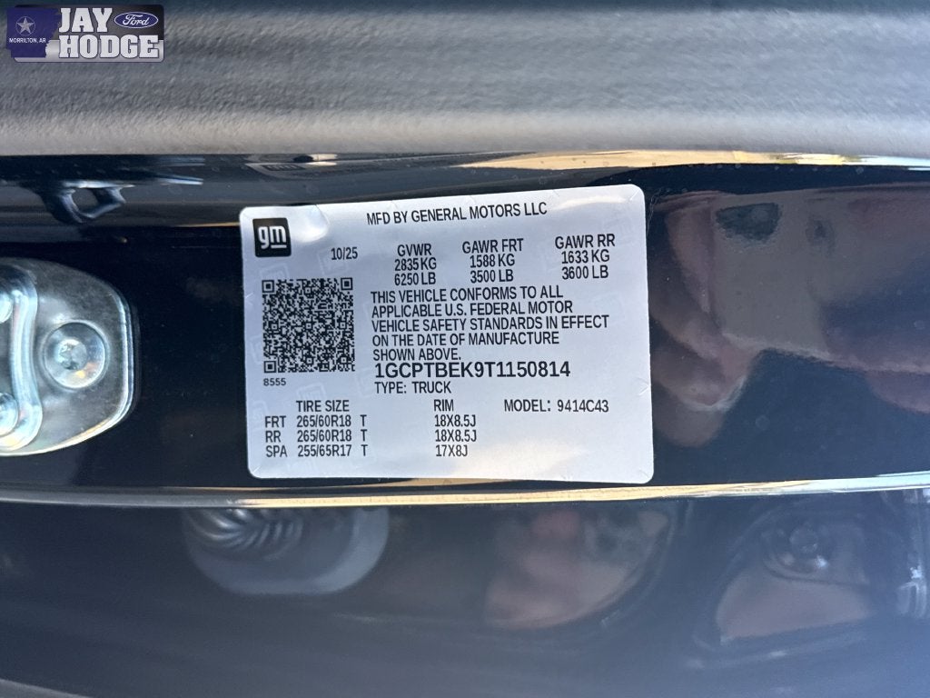 2026 Chevrolet Colorado Work Truck