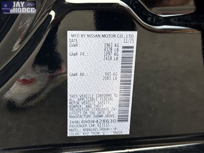 2025 Nissan Altima 2.5 SV