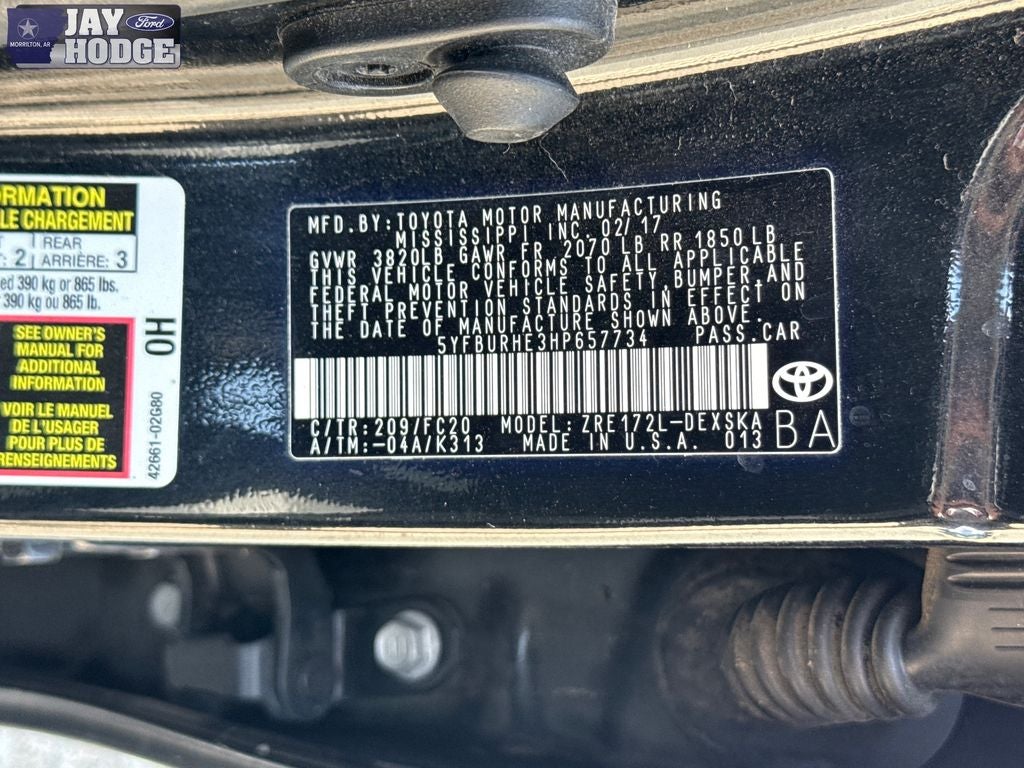 2017 Toyota Corolla SE