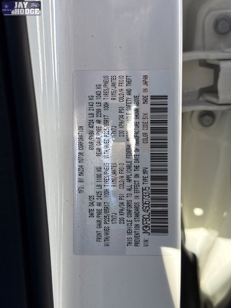 2025 Mazda Mazda CX-5 2.5 S Preferred Package