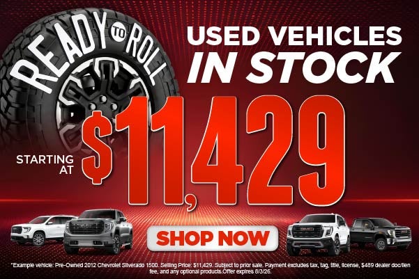 Used Vehicles In Stock	Starting at $11,429*